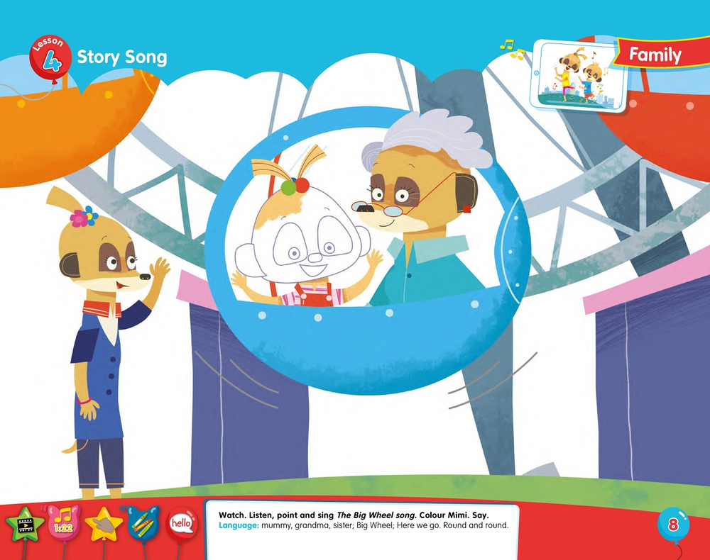 Mimi's Wheel Level 1 Pupil's Book Plus with Navio App