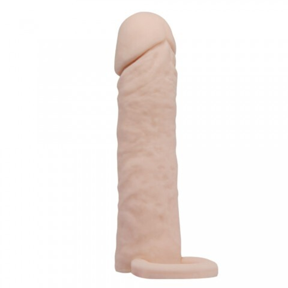 Насадка реалистичная с креплением на мошонку