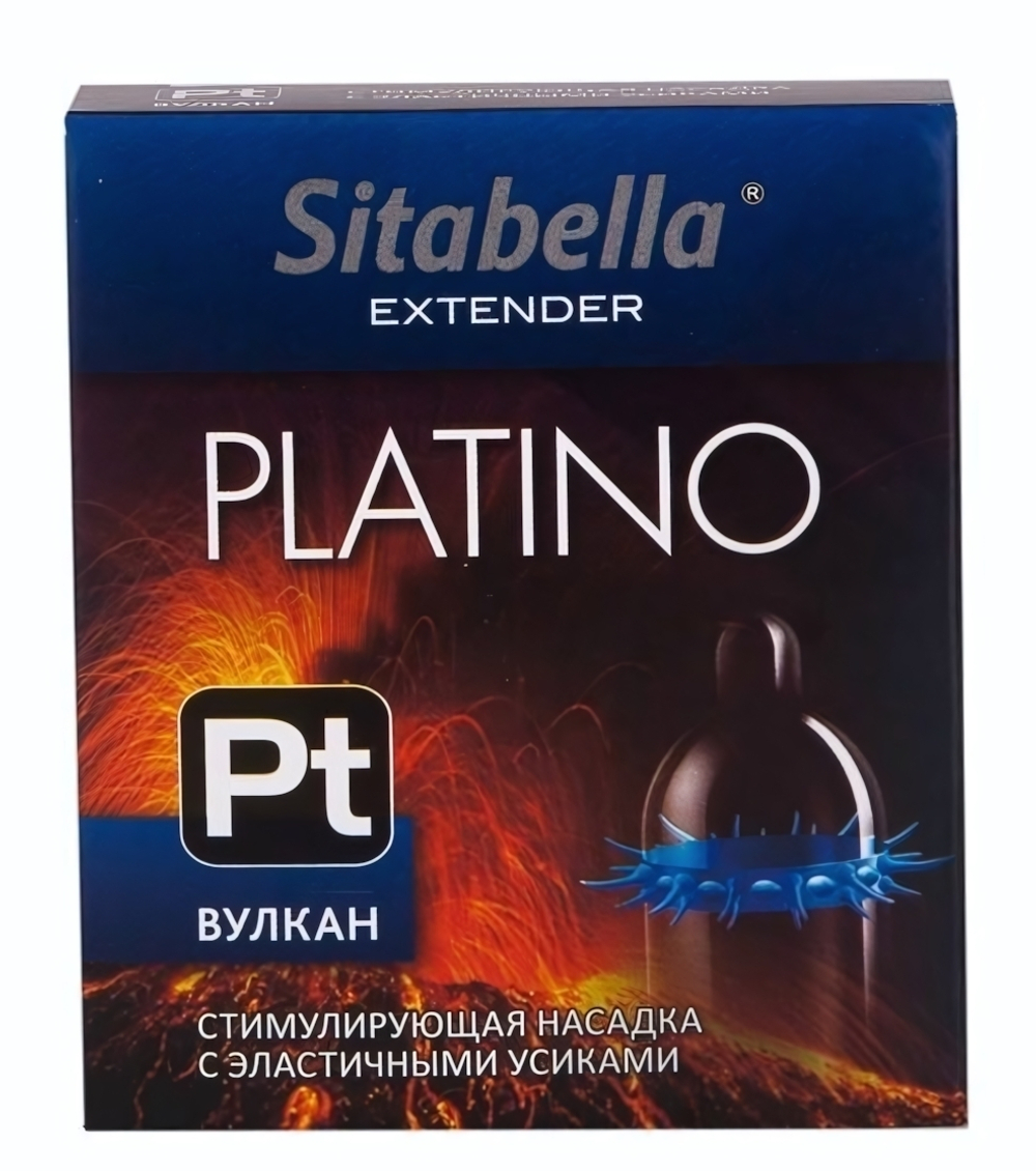 Стимулирующая насадка с усиками Platino Вулкан