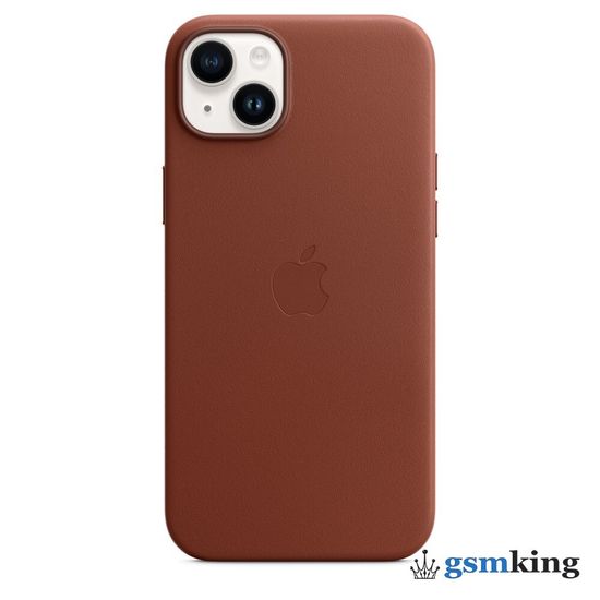 Apple Leather Case with MagSafe iPhone 14 Plus Umber (Коричневый) MPPD3ZM/A