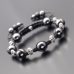 Браслет shambhala с металическими черепами.  "Rico La Cara" AMX005178