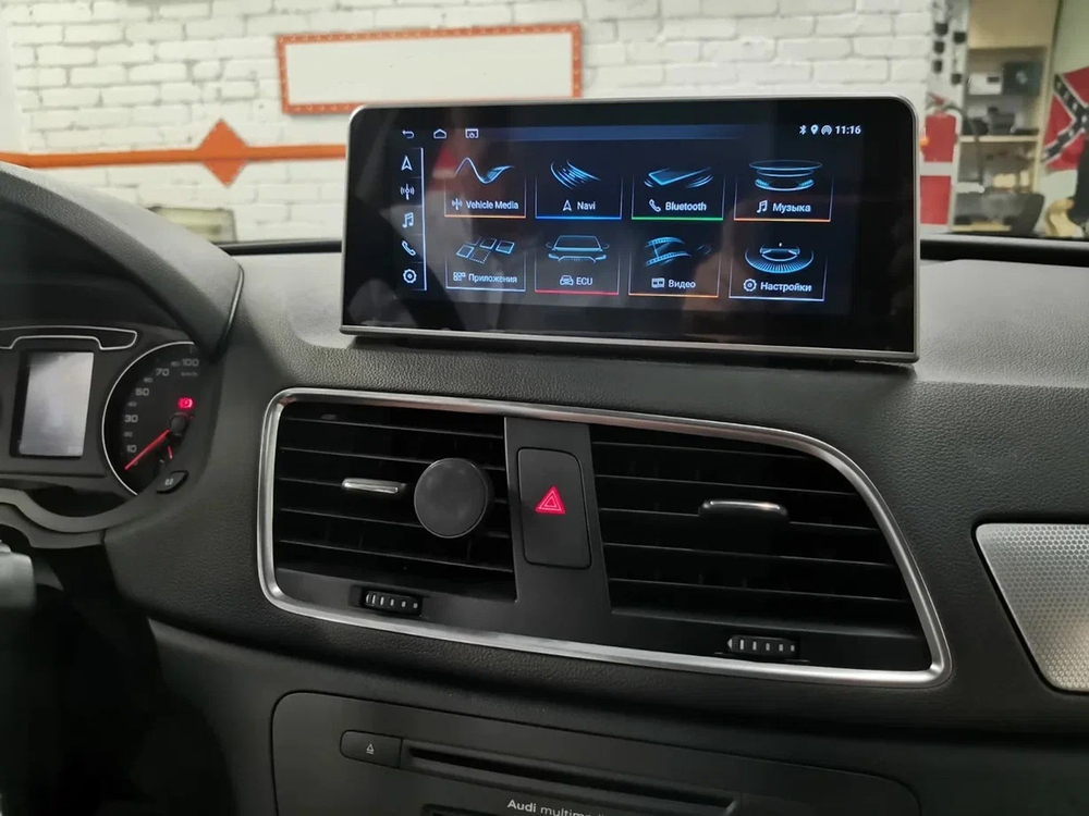 Магнитола Audi Q3 2011-2019 - Carmedia MRW-A8801 монитор 8.8", Android 10, 8Гб+64Гб, SIM-слот, CarPlay