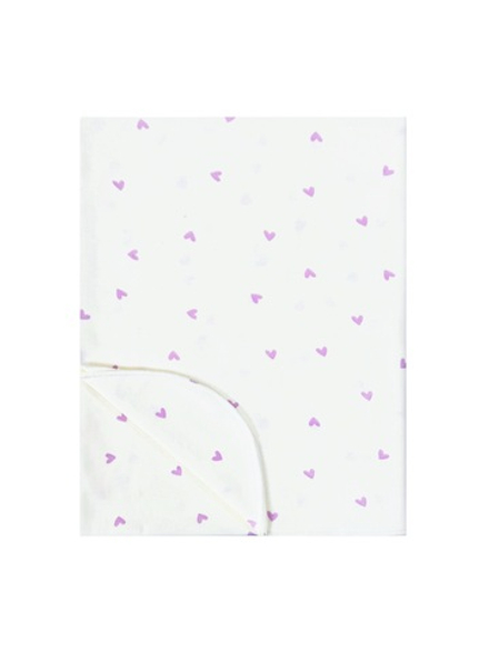 Пеленка Сердечки lavender