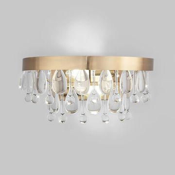 60165/2/ настенный светильник/ латунь