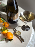 Часы кварцевые Venus, золотистые