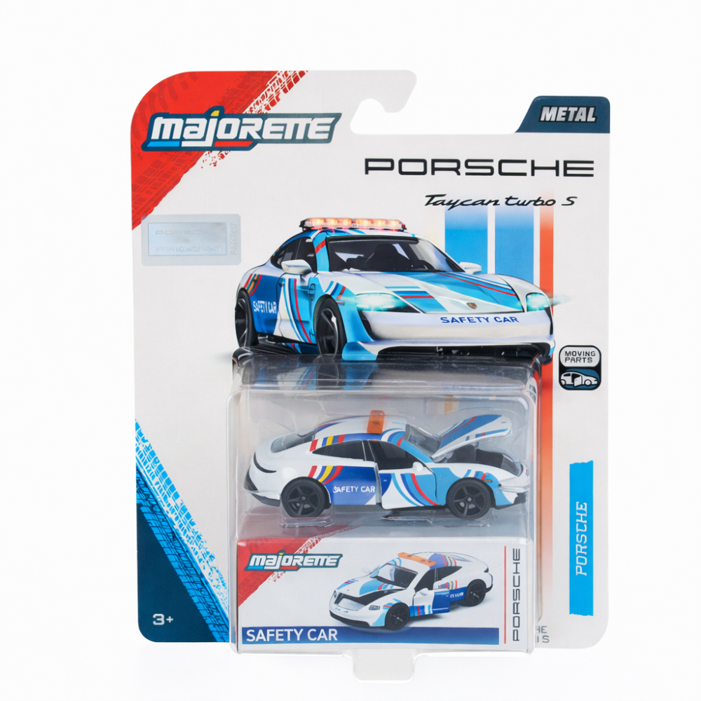 Majorette PORSCHE - Металлическая машина No.1 Porsche Taycan Turbo S 1:64 2101001
