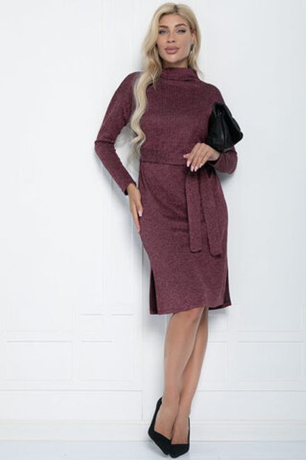 Платье В ритме мегаполиса (бордовое) П11124 LT Collection
