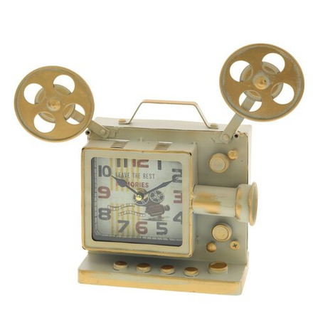 GAEM Часы настольные декоративные "Кинопроектор", L32 W9 H28 см, (1xАА не прилаг.)