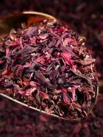 Напиток чайный - Каркаде (Гибискус) цветок 1/4 (резанный) пакет 100 гр