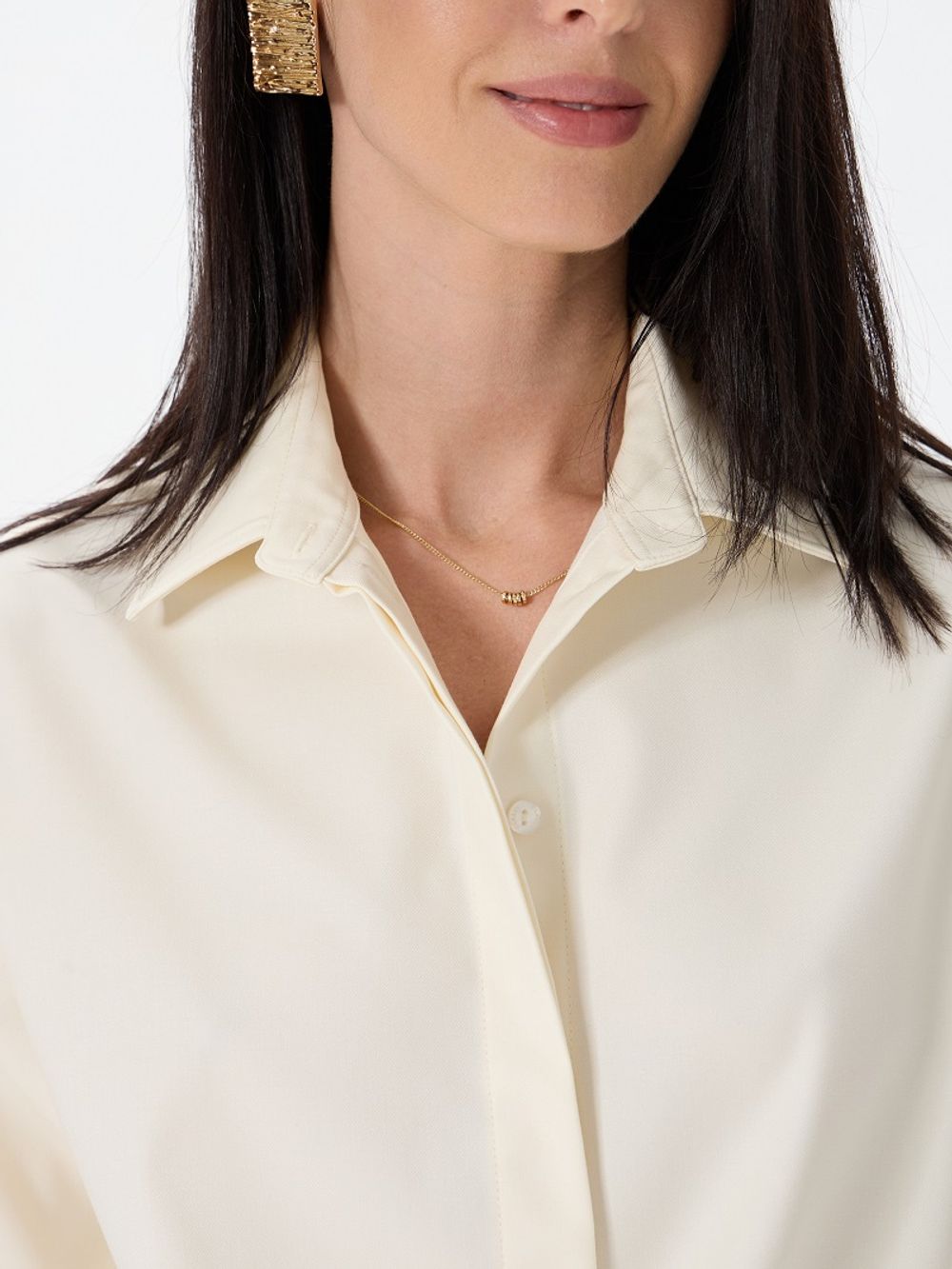 Рубашка Хельсинки молочная смесовая шерсть