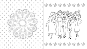 Я люблю раскрашивать. Царевны