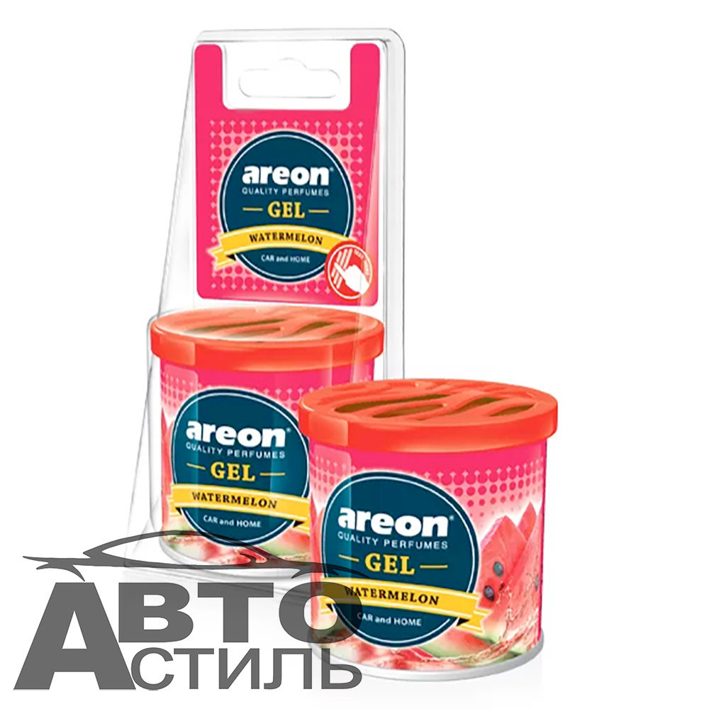 Ароматизатор в банке под сиденье Areon GEL САN 80гр - Арбуз\Watermelon