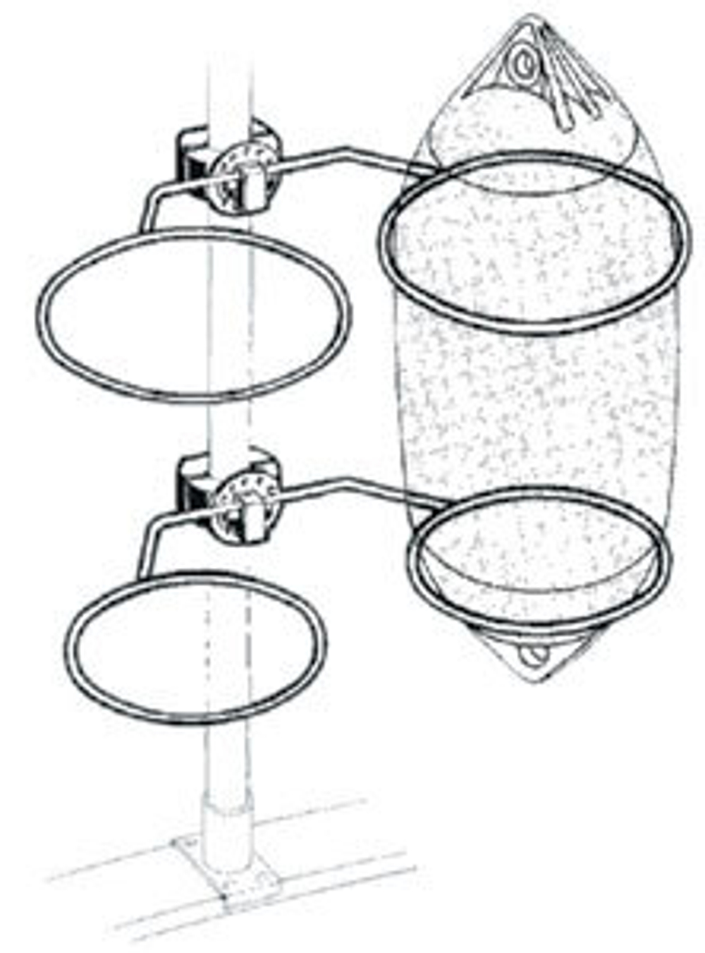 Держатель для одного кранца, 230 мм (10238047)