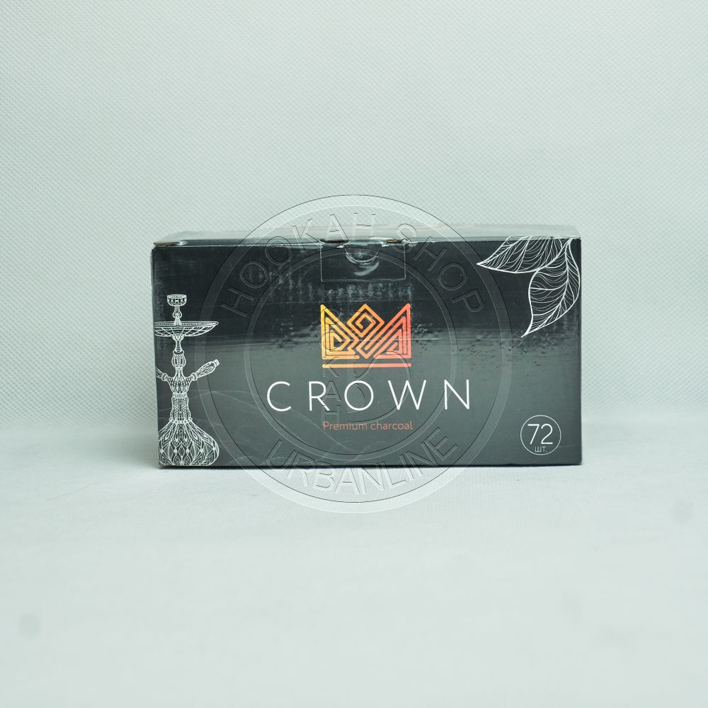 Уголь Crown 1кг 25мм 72шт