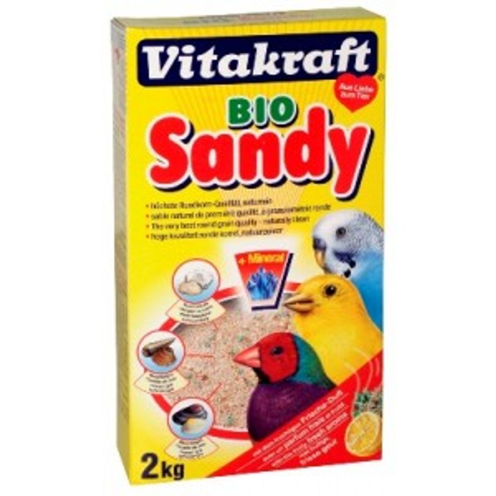 Vitakraft ПЕСОК для птиц BIO SAND 2кг Vitakraft ПЕСОК для птиц BIO SAND 2кг