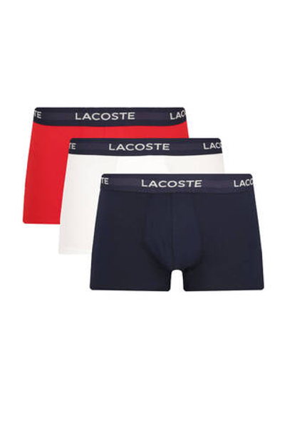 трусики-боксеры 3 шт. Lacoste - красный(5H9623)