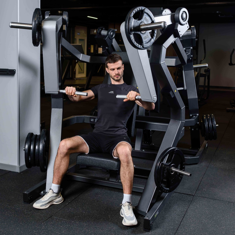 D905 Жим от груди, рычаги серые