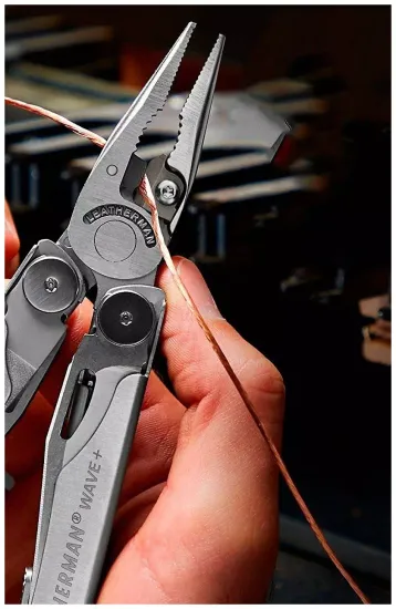 Мультитул пассатижи LEATHERMAN Wave plus (832524/832526) серебристый