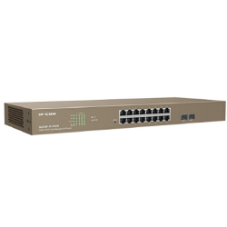 Коммутатор IP-COM G3326P-24-410W L2 Коммутатор PoE управляемый 24-Ports 10 / 100 / 1000 Base-T + 2-Ports 1000 Base-X SFP / 24-Ports PoE (PoE бюджет 370W)