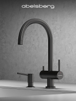 Смеситель для кухни Abelsberg Aera AWF70029GM цвет Космическая сталь