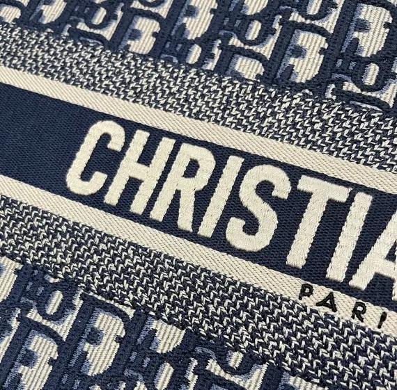 Сумка Dior Book Tote, темно-синий