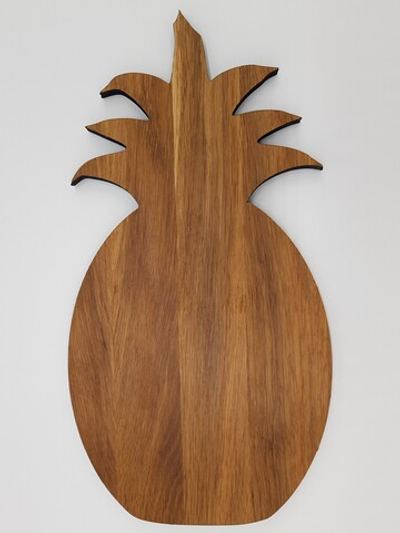 Доска для подачи; фигурная ананас; дуб;H=10,L=325,B=180мм