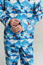 Костюм двойка из сатина горы - размер S-M