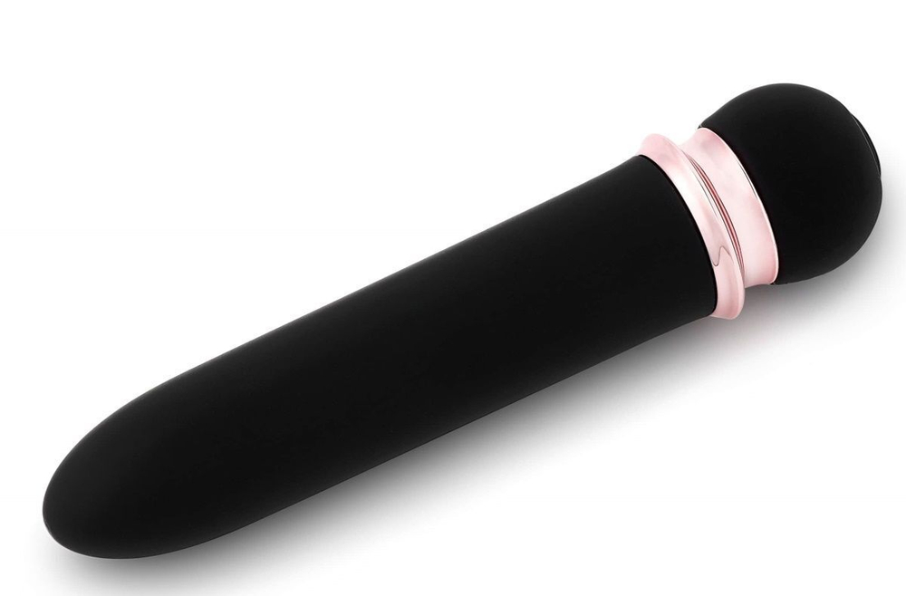 Черная вибропуля Satisfaction Powerful Bullet - 11,7 см. (Цвет: черный)