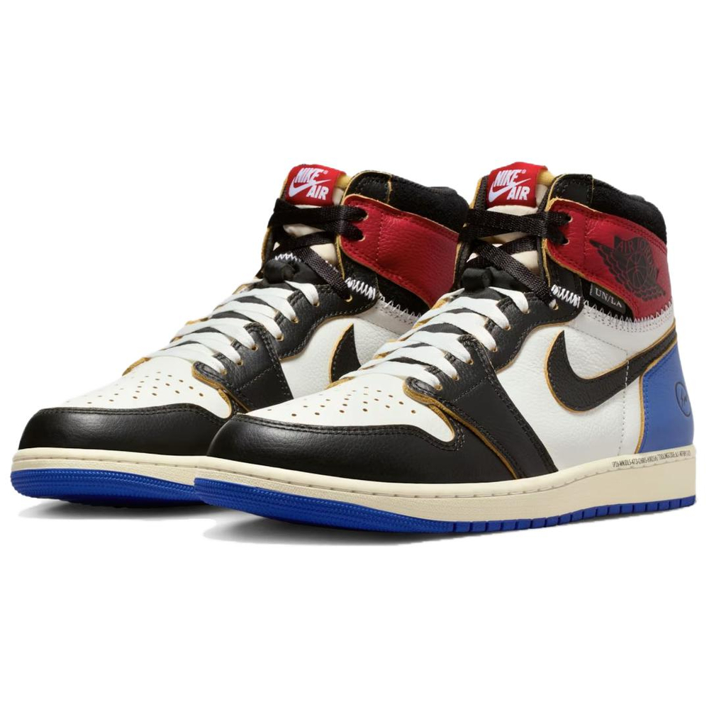 Jordan x Union X Fragment Design Air Jordan 1 High top Vintage Basketball Shoes Unisex