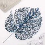 Ветка декоративная «Сказочный папоротник» 40 см, Сапфир