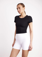 Велосипедки Bella Mini Shorts in White