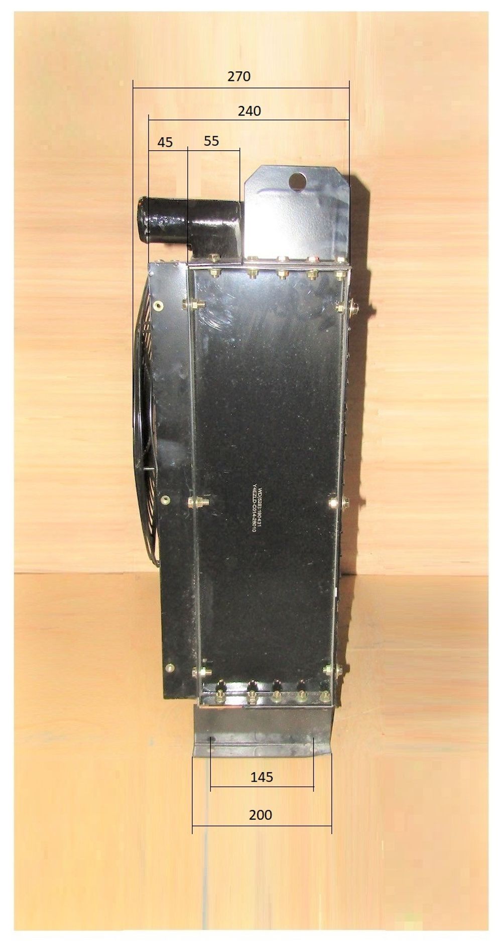 Радиатор охлаждения Yangdong YD4EZLD; TDY 63 4LT/Radiator part