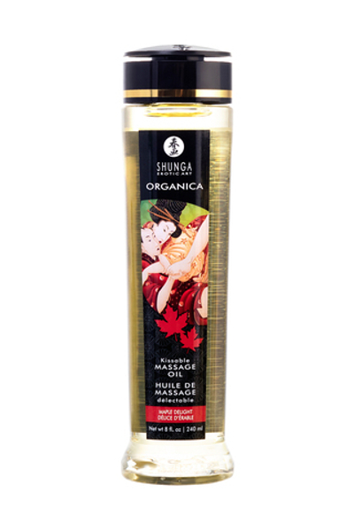 Масло массажное Shunga Organica «Кленовое наслаждение» (Maple Delight), 240 мл