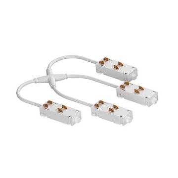 Соединитель питания Х-образный гибкий 505294 белый Teta PRO Lightstar
