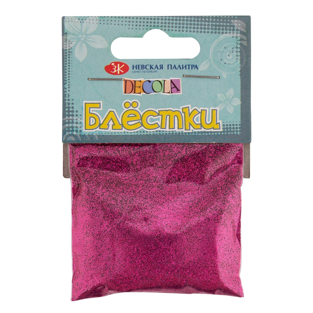 Decola Блестки декоративные,  размер 0,3 мм, 20 г,  лиловый