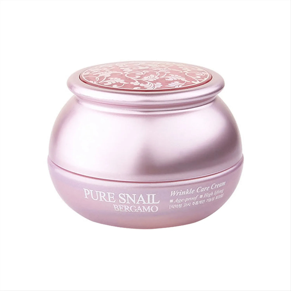 Крем для лица Bergamo Pure Snail антивозрастной с экстрактом улитки Cream 50 г