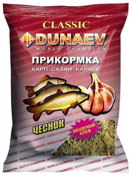 Прикормка "DUNAEV КЛАССИКА" 0.9кг Карп Чеснок