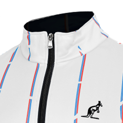 Мужские теннисные Костюмы Australian Stripe Double Tracksuit Men - White, Black