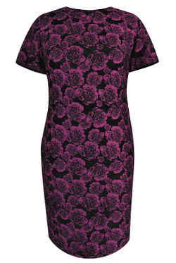 Платье женское 1551Л, фуксия #294Фук051551Л