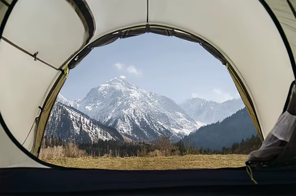 Палатка Naturehike Opalus Si 2-местная, алюминиевый каркас, зеленая