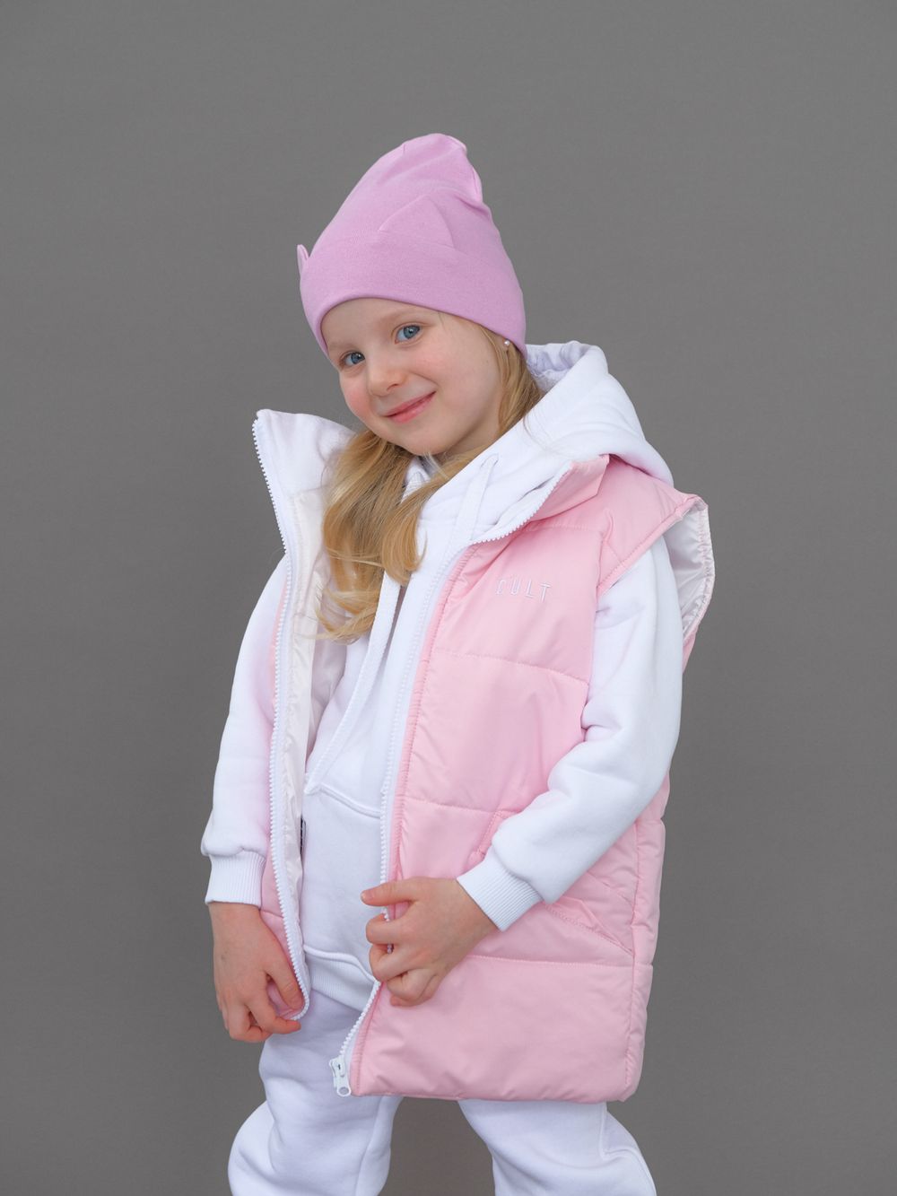 Шапка трикотажная КИС(Лиловый)