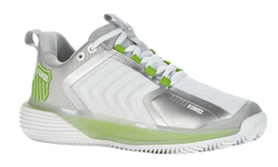Женские теннисные кроссовки K-Swiss Ultrashot 3 HB - white/gray violet/lime green - White