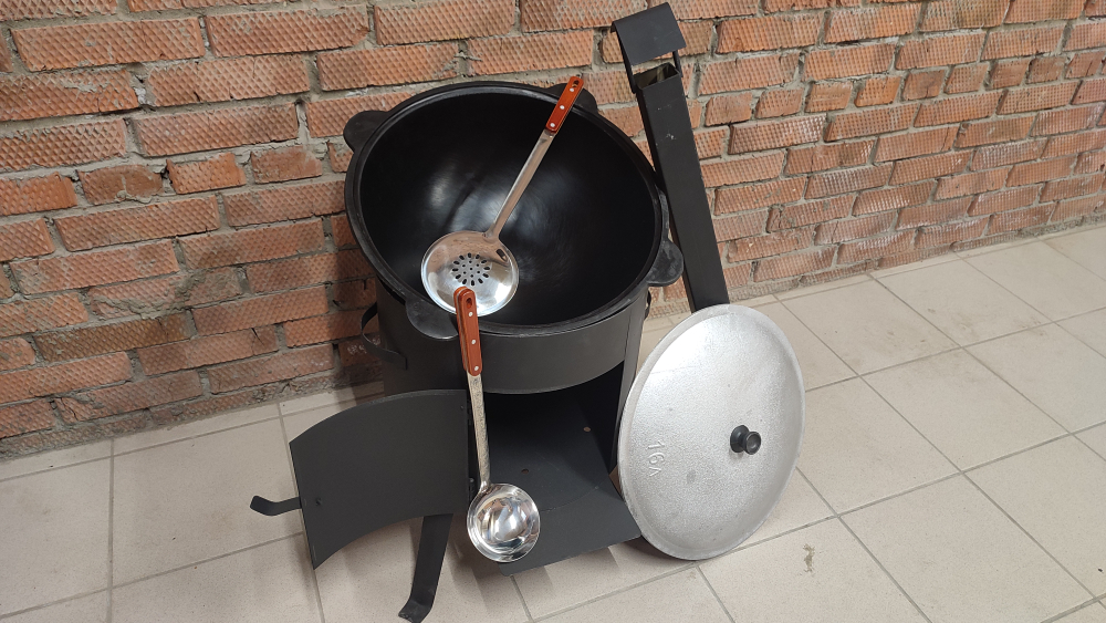 Чугунный казан на 16 литров