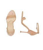 Кожаные босоножки на шпильках nany Guess - нюд(FLPNAN PAT03)