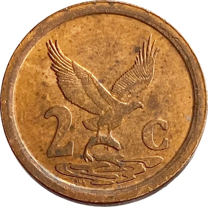 2 цента 1990-1995 ЮАР