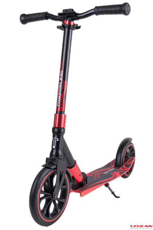 Самокат Tech Team  COMFORT 230R 2022 черный/красный
