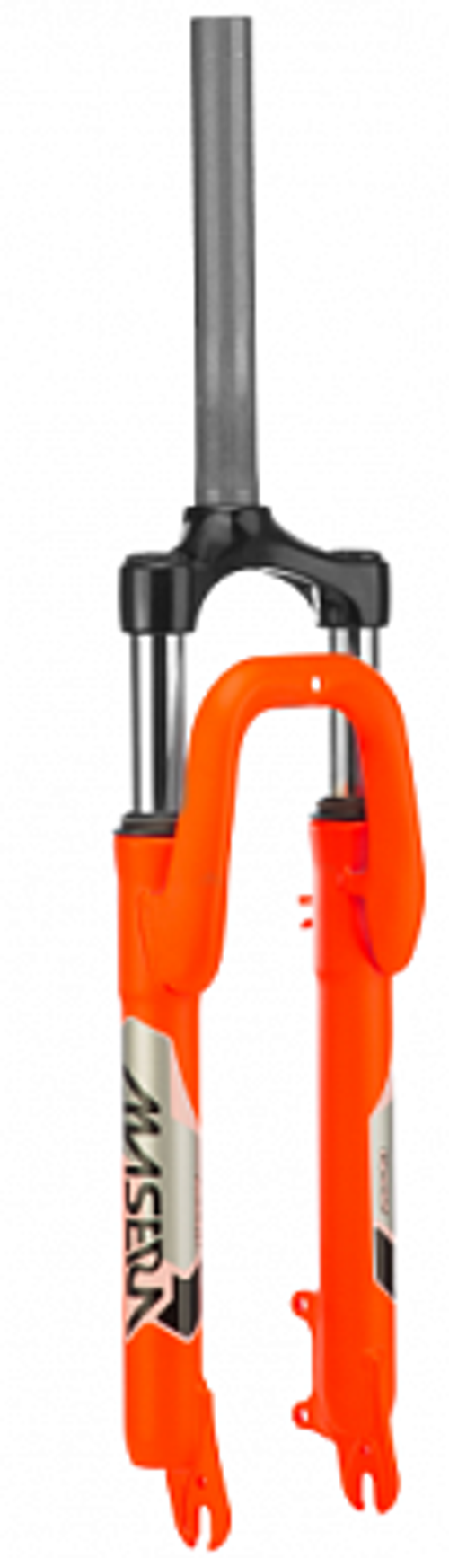 Вилка 26" 1-1"/8" CH-386A-D60-Disc ZOOM аморт. безрезьб. диск.торм., сталь мат. красная, шток 214мм