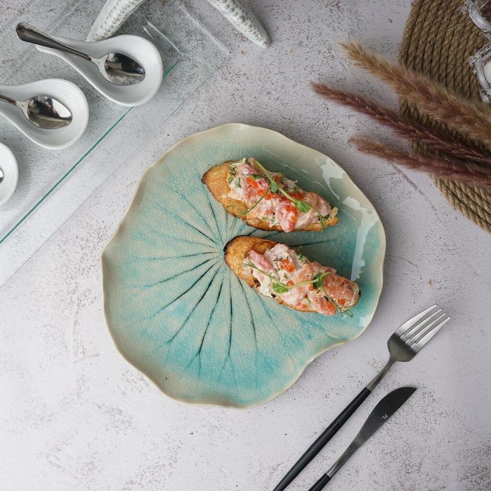 Блюдо для подачи 23,5*21,5 см h2,5 см Sea Blue Frutti di Mare P.L. [1]