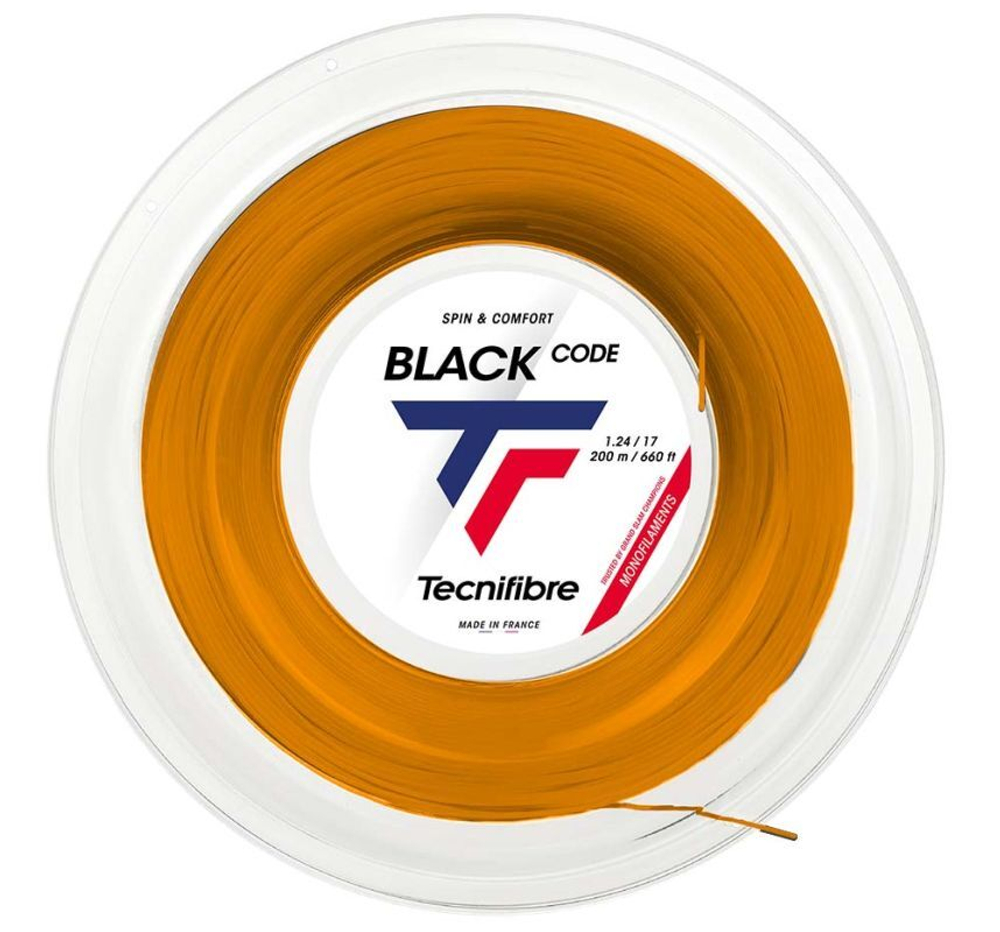 Теннисные струны Tecnifibre Black Code (200 m) - зеленый