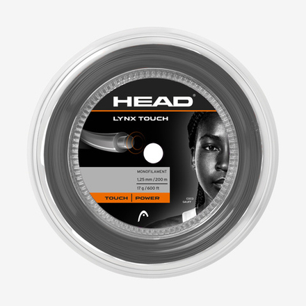 Струны для тенниса HEAD LYNX TOUCH SMOKY В нарезке (1 натяжка) 12 м